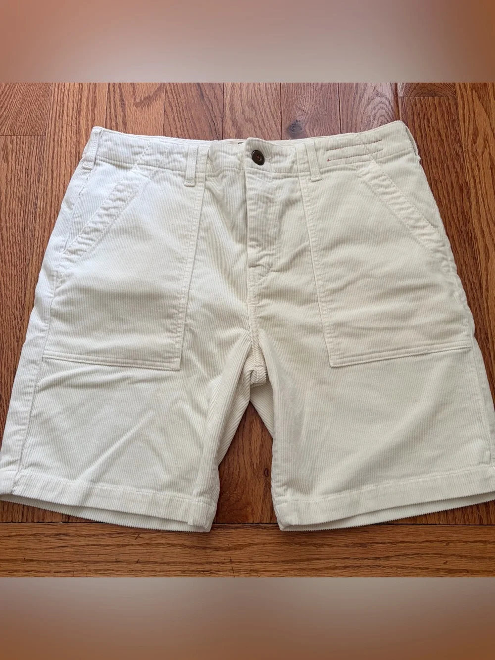 Hiroshi Kato The Cove Corduroy Shorts Mens 34 Oat 8